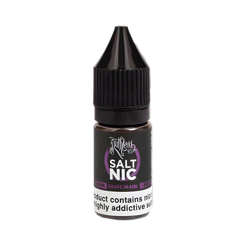 Ruthless Vapour Nicotine Salt E-liquid Grape Drank Flavour