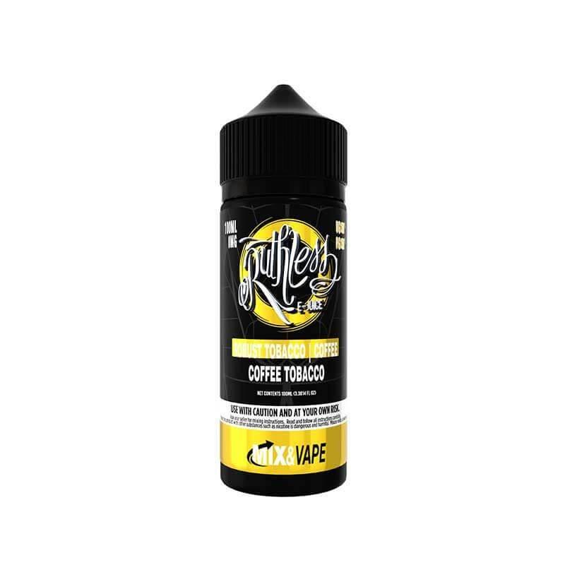 Ruthless 100ml Shortfill E-liquid Coffee Tobacco Flavour