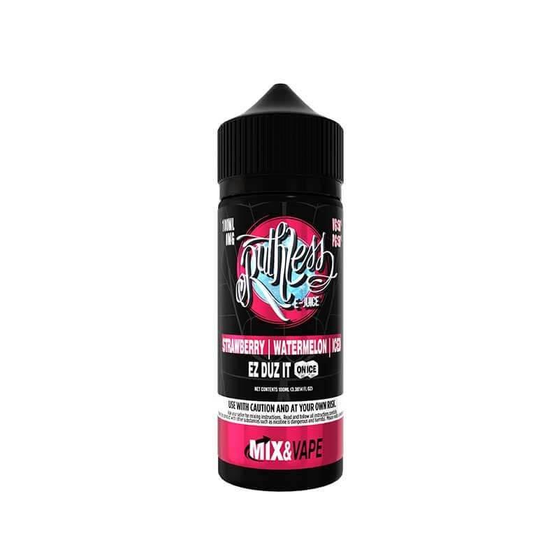 Ruthless 100ml Shortfill E-liquid Ez Duz It On Ice Flavour
