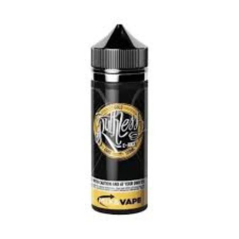 Ruthless 100ml Shortfill E-liquid Gold Flavour