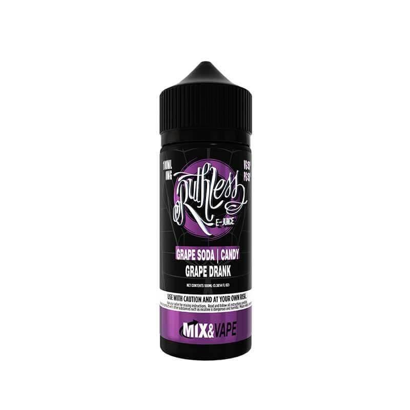 Ruthless 100ml Shortfill E-liquid Grape Drank On Ice Flavour