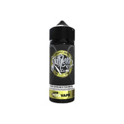 Ruthless Pineapple Lemonade 100ml shortfill vape juice bottle with black and yellow label