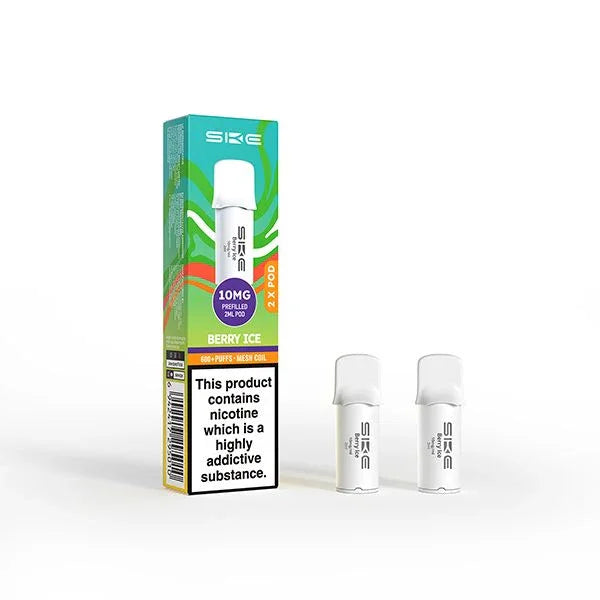 SKE 600 Pro Vape Pods Berry Ice 10MG Flavour