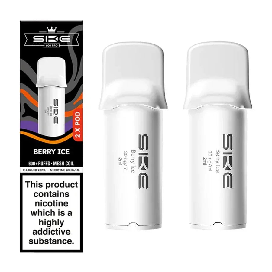 SKE 600 Pro Vape Pods Berry Ice 20MG Flavour