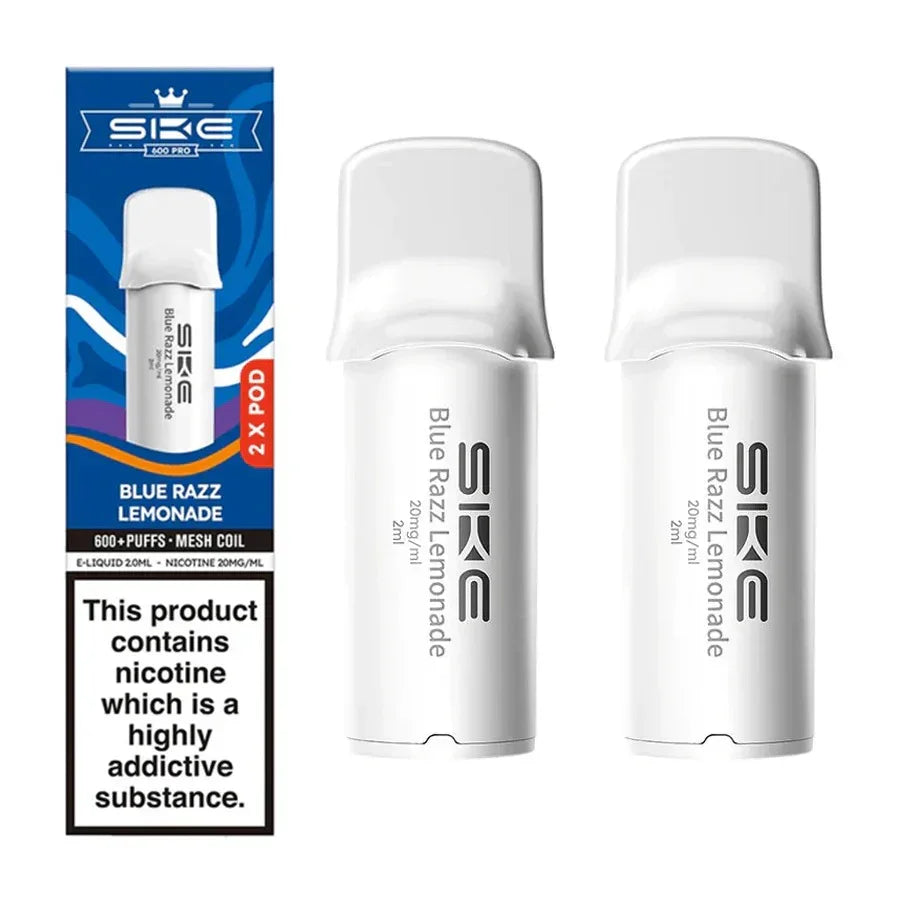 SKE 600 Pro Vape Pods Blue Razz Lemonade 20MG Flavour