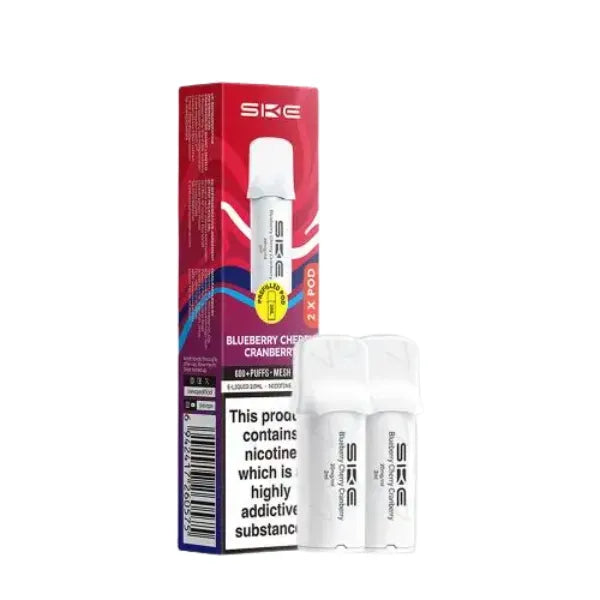 SKE 600 Pro Vape Pods Blueberry Cranberry 20MG Flavour