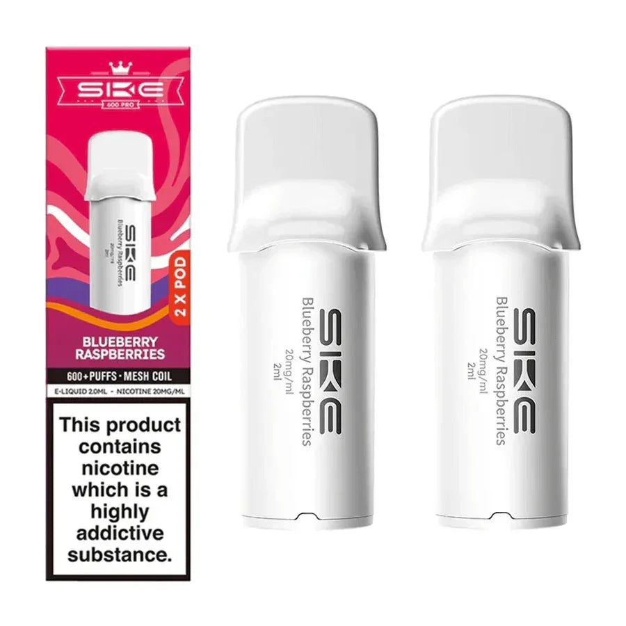 SKE 600 Pro Vape Pods Blueberry Raspberries 20MG Flavour