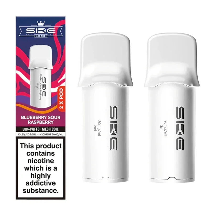 SKE 600 Pro Vape Pods Blueberry Sour Raspberry 20MG Flavour