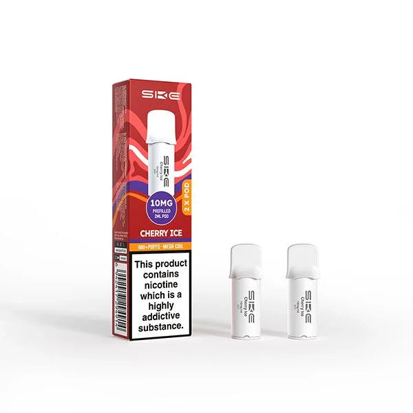 SKE 600 Pro Vape Pods Cherry Ice 10MG Flavour