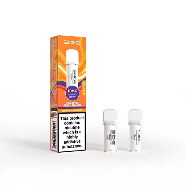SKE 600 Pro Vape Pods Pineapple Peach Mango 10MG Flavour
