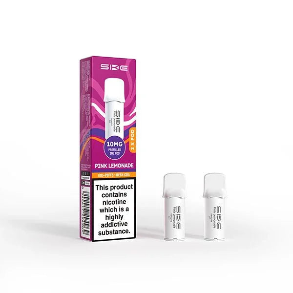 SKE 600 Pro Vape Pods Pink Lemonade 10MG Flavour