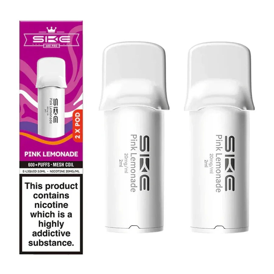 SKE 600 Pro Vape Pods Pink Lemonade 20MG Flavour