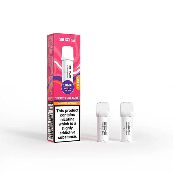 SKE 600 Pro Vape Pods Strawberry Burst 10MG Flavour