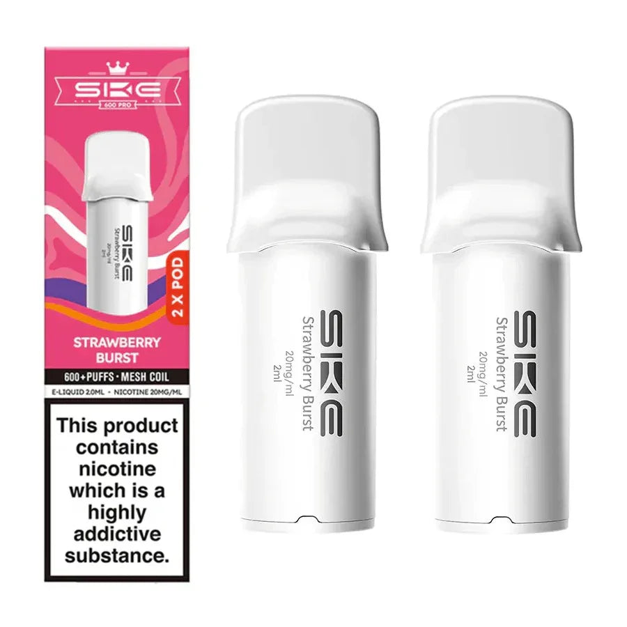 SKE 600 Pro Vape Pods Strawberry Burst 20MG Flavour