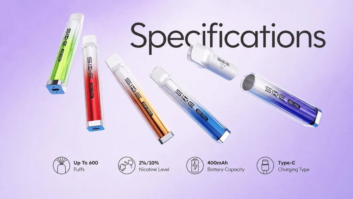 SKE Crystal Bar 600 Pro Pod Kit