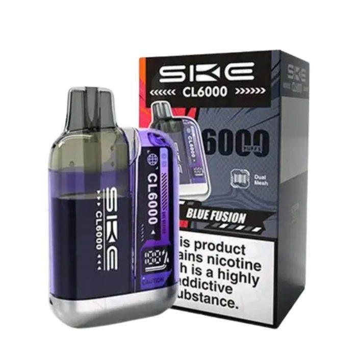 Ske Crystal Cl6000 Prefilled Vape Kit Blue Fusion Flavour