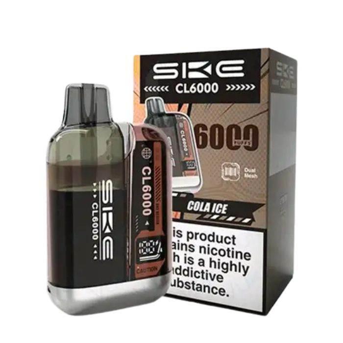 Ske Crystal Cl6000 Prefilled Vape Kit Cola Ice Flavour