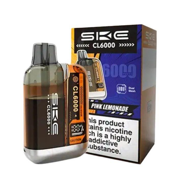 Ske Crystal Cl6000 Prefilled Vape Kit Pink Lemonade Flavour