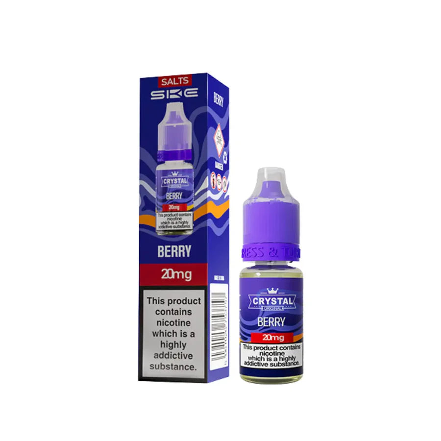 SKE Crystal Original Nic Salt Vape Juice Berry Flavour