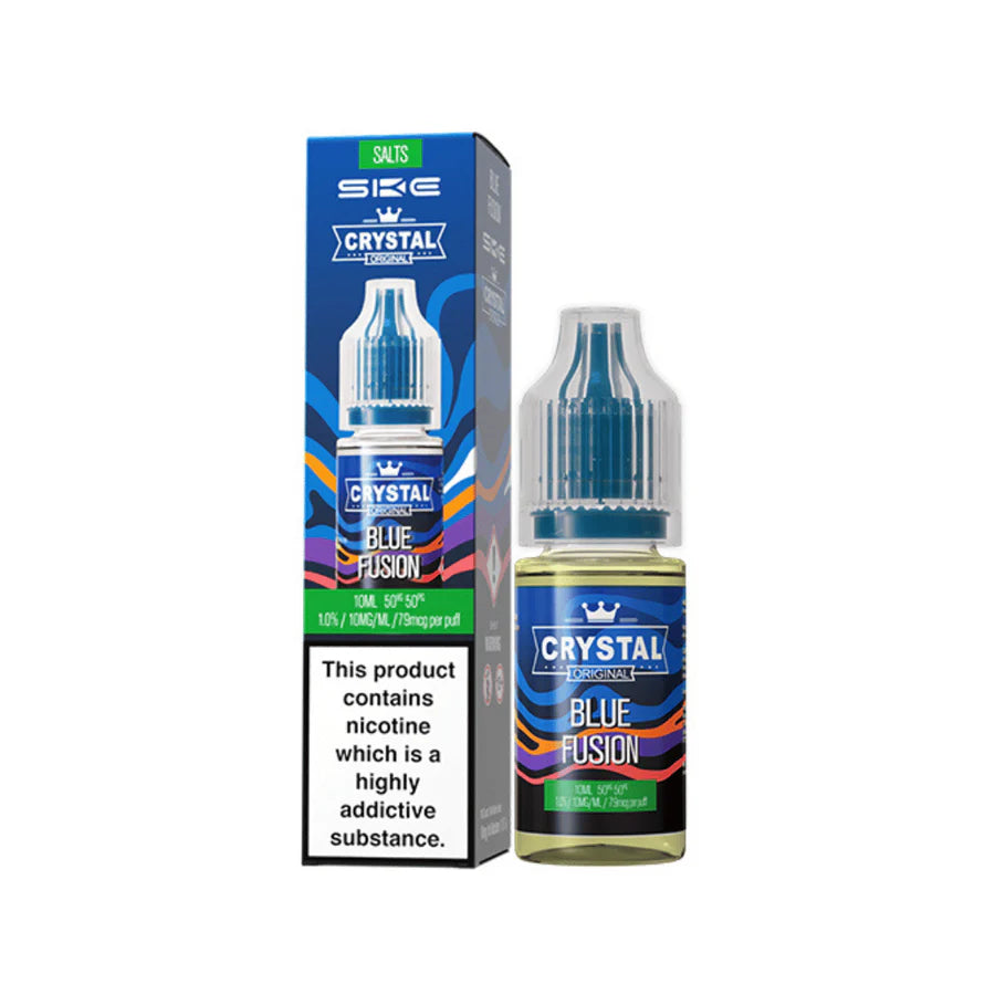 SKE Crystal Original Nic Salt Vape Juice Blue Fusion Flavour