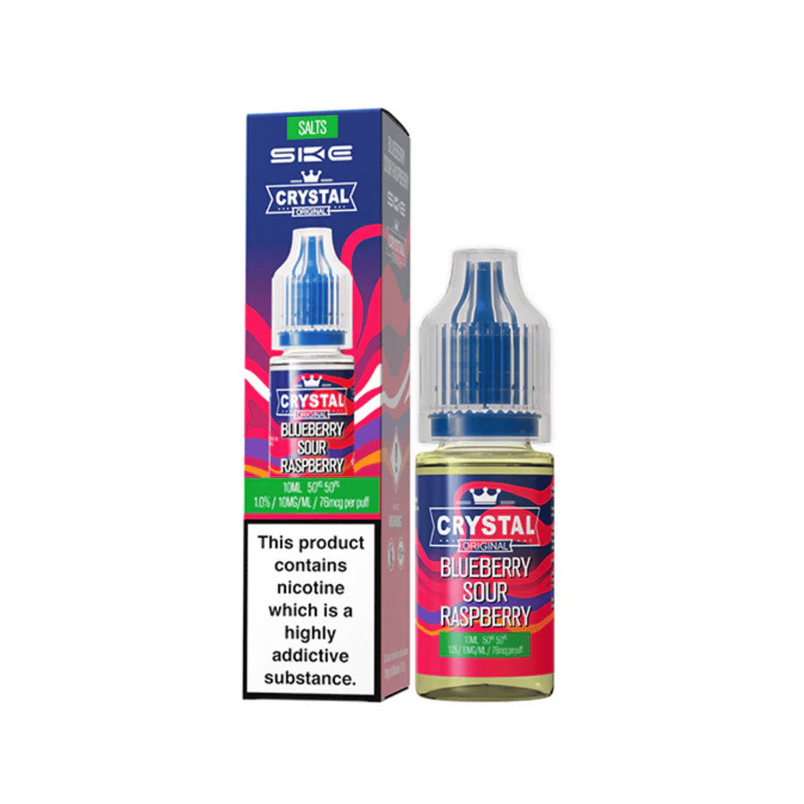 SKE Crystal Original Nic Salt Vape Juice Blueberry Sour Raspberry Flavour