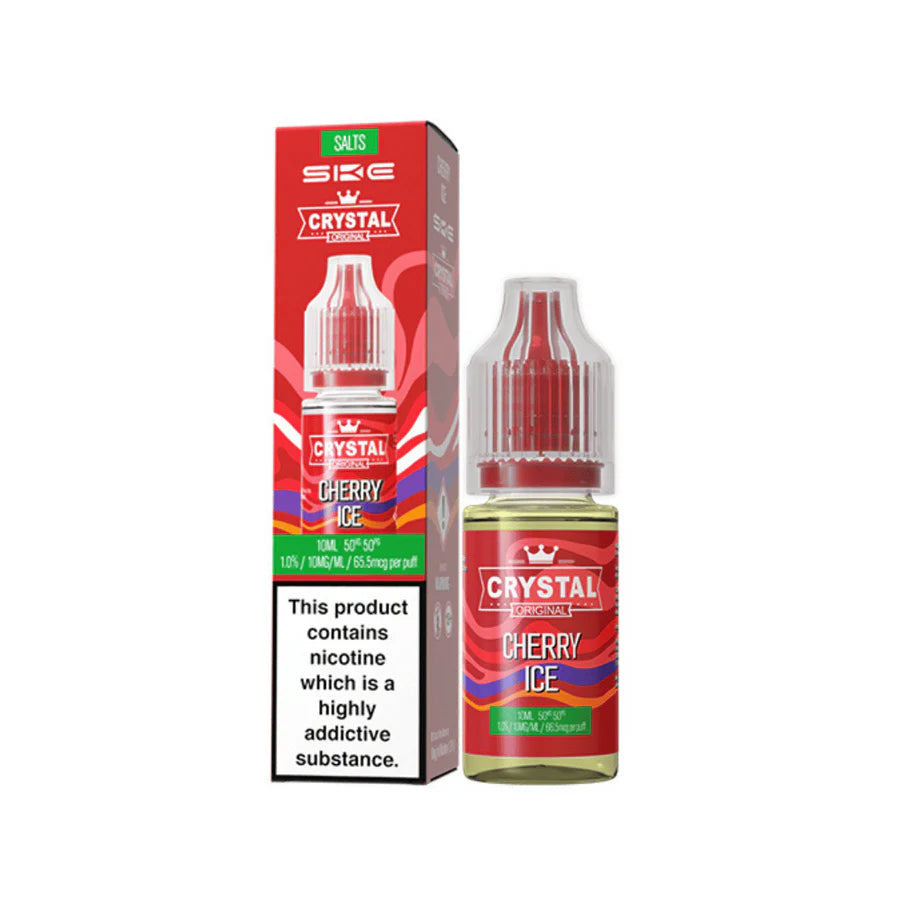 SKE Crystal Original Nic Salt Vape Juice Cherry Ice Flavour