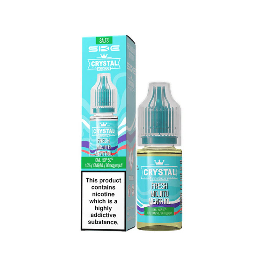 SKE Crystal Original Nic Salt Vape Juice Monito Menthol Flavour
