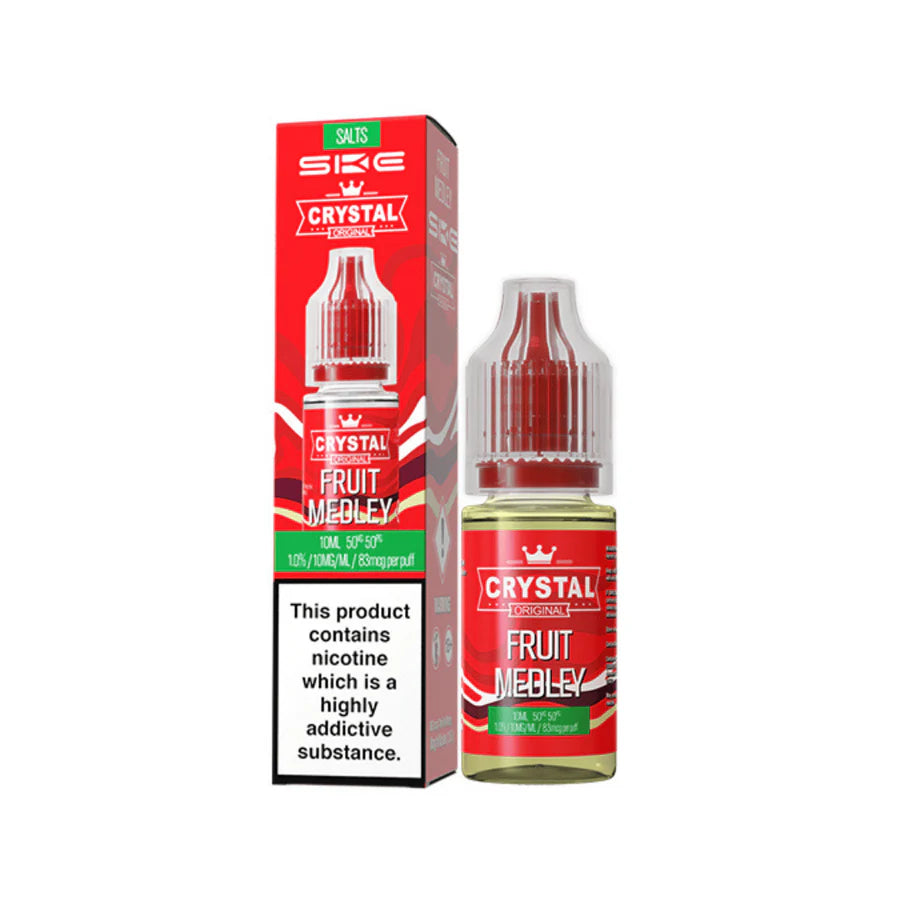 SKE Crystal Original Nic Salt Vape Juice Fruit Medley Flavour