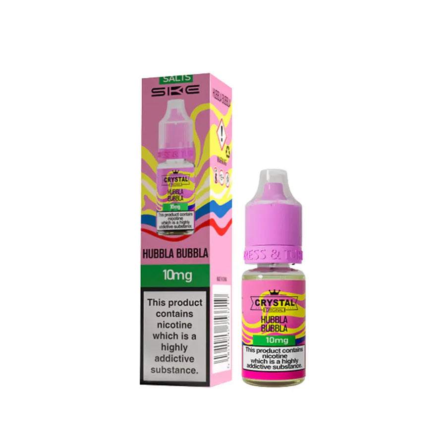 SKE Crystal Original Nic Salt Vape Juice Hubbla Bubbla Flavour