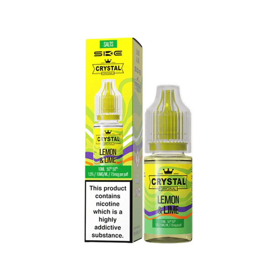 SKE Crystal Original Nic Salt Vape Juice Lemon And Lime Flavour