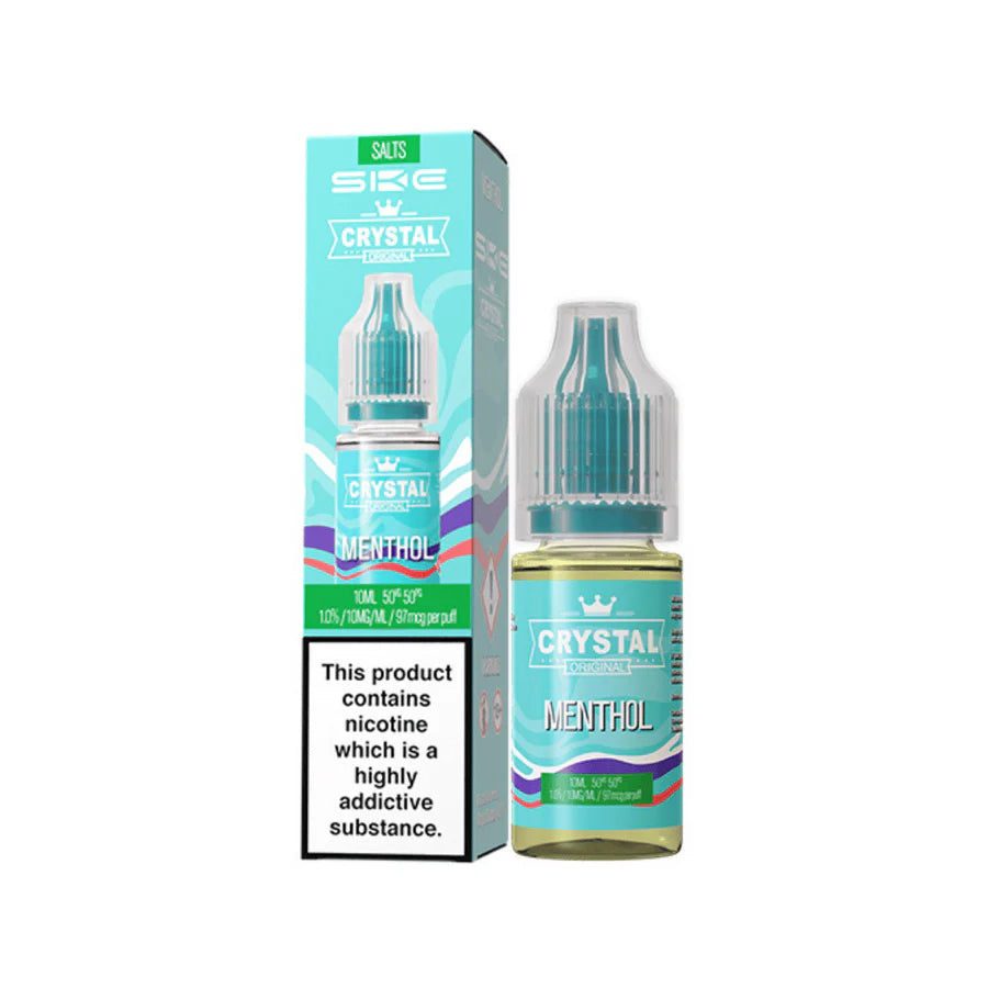 SKE Crystal Original Nic Salt Vape Juice Menthol Flavour