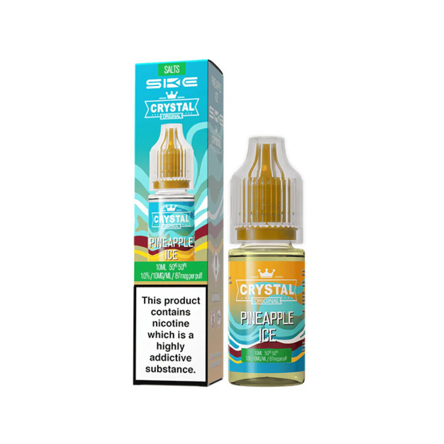 SKE Crystal Original Nic Salt Vape Juice Pineapple Ice Flavour