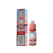 SKE Crystal Original Nic Salt Vape Juice Straw Raspberry Flavour