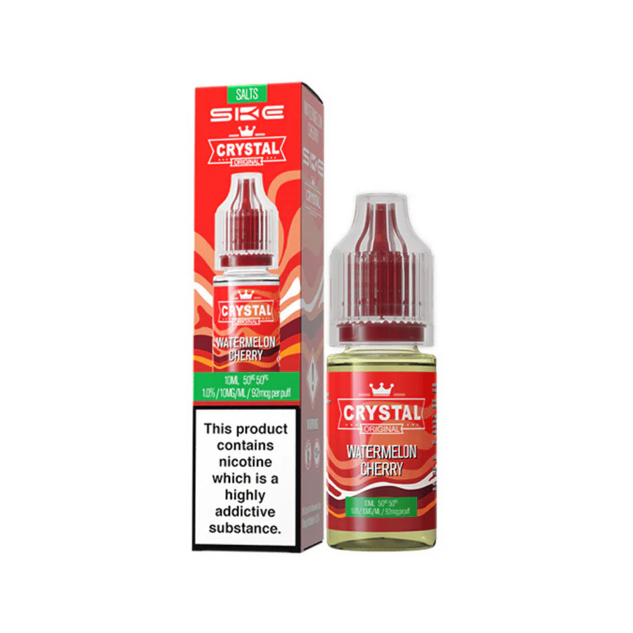 SKE Crystal Original Nic Salt Vape Juice Watermelon Cherry Flavour