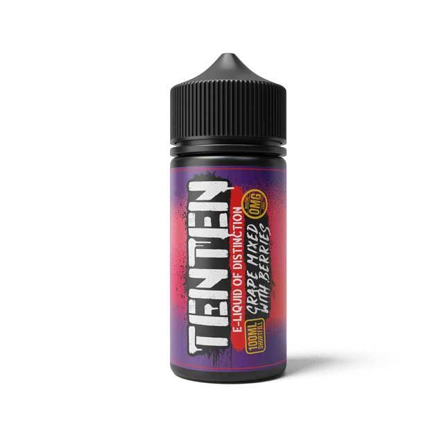 Tenten 100ML Shortfill Vape Liquid Grape Mixed With Berries Flavour