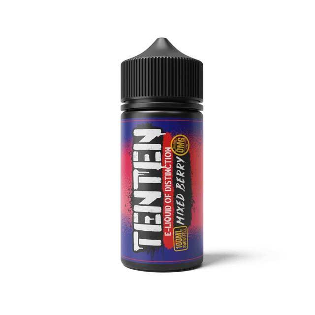 Tenten 100ML Shortfill Vape Liquid Mixed Berry Flavour