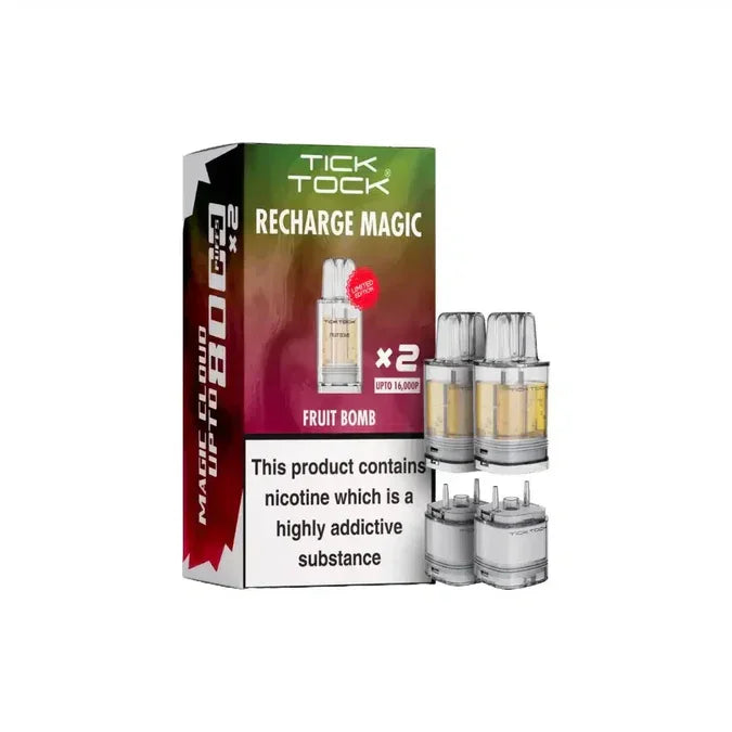Tick Tock Magic 8000 Pods Fruit Bomb Flavour