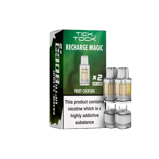 Tick Tock Magic 8000 Pods Fruit Cocktail Flavour