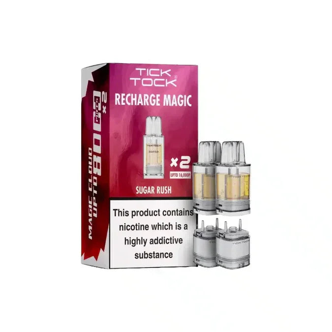 Tick Tock Magic 8000 Pods Sugar Rush Flavour