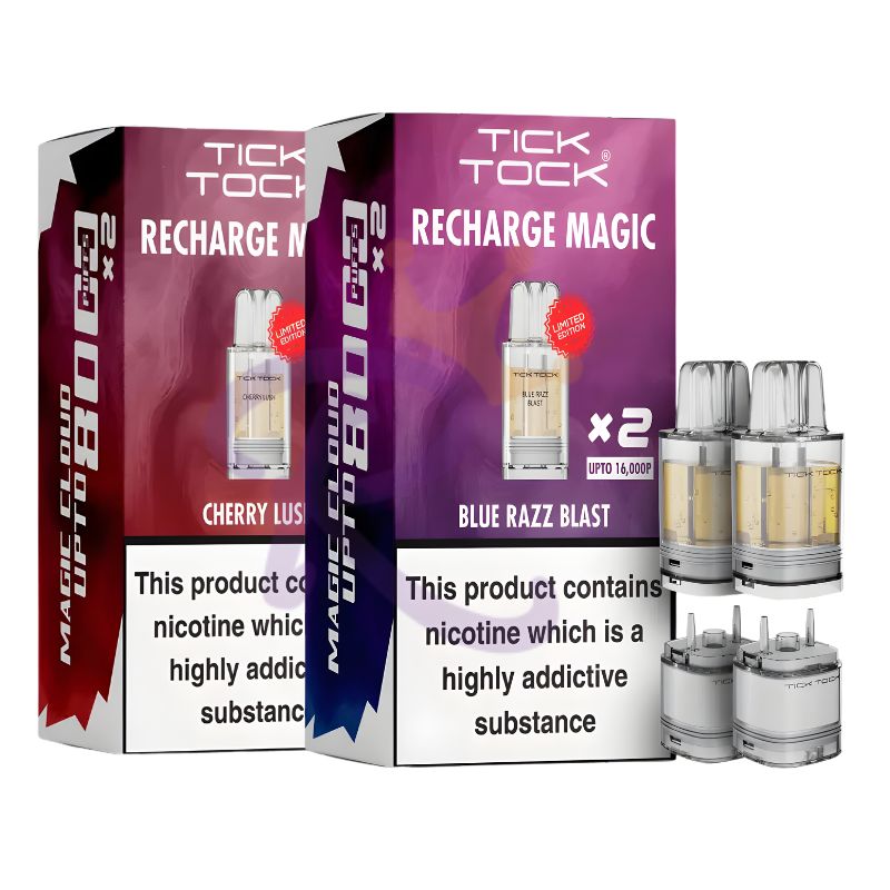 Tick Tock Magic 8000 Prefilled Pods