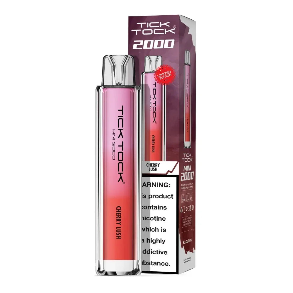 Tick Tock Mini 2000 Pod Kit Cherry Lush Flavour