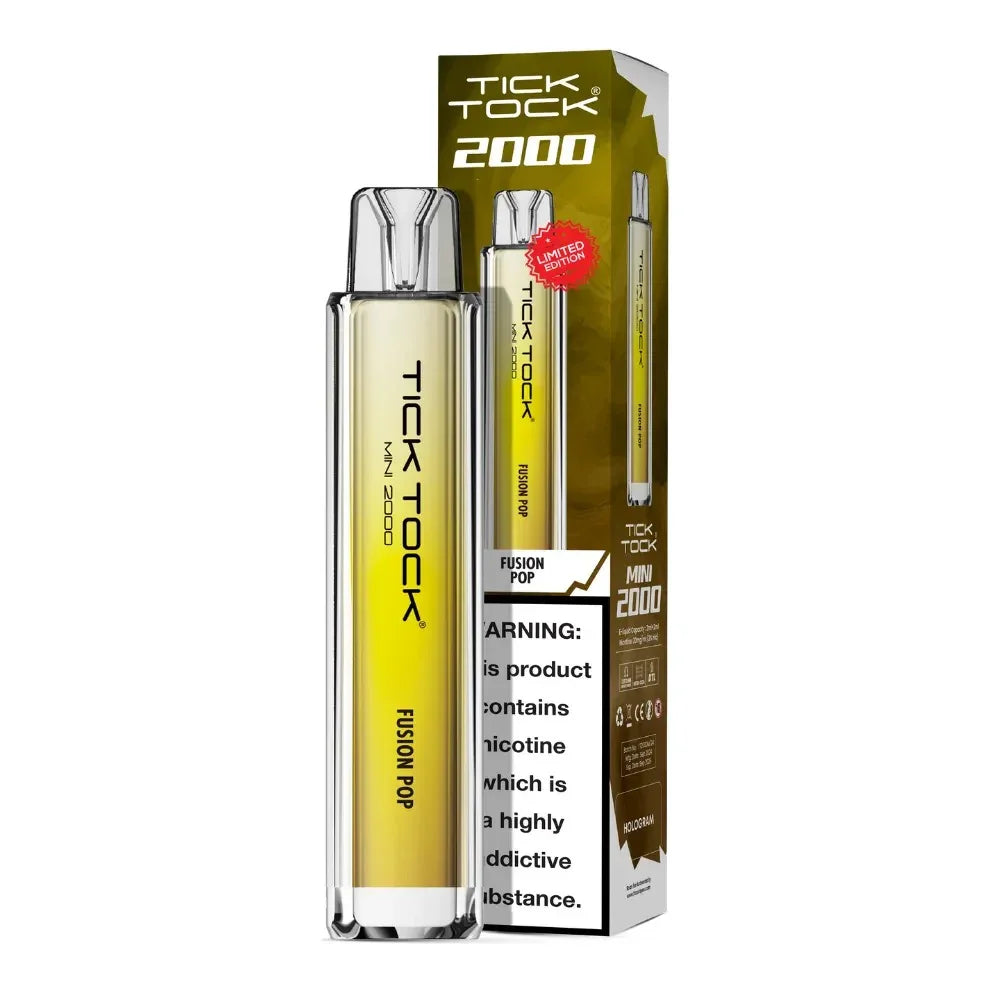 Tick Tock Mini 2000 Pod Kit Fusion Pop Flavour