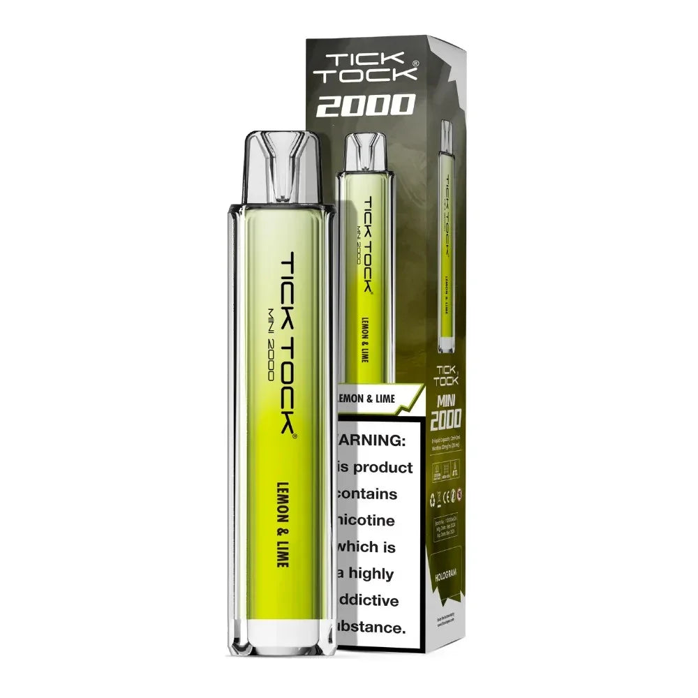 Tick Tock Mini 2000 Pod Kit Lemon And Lime Flavour