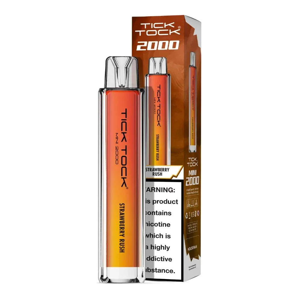 Tick Tock Mini 2000 Pod Kit Straw rush Flavour