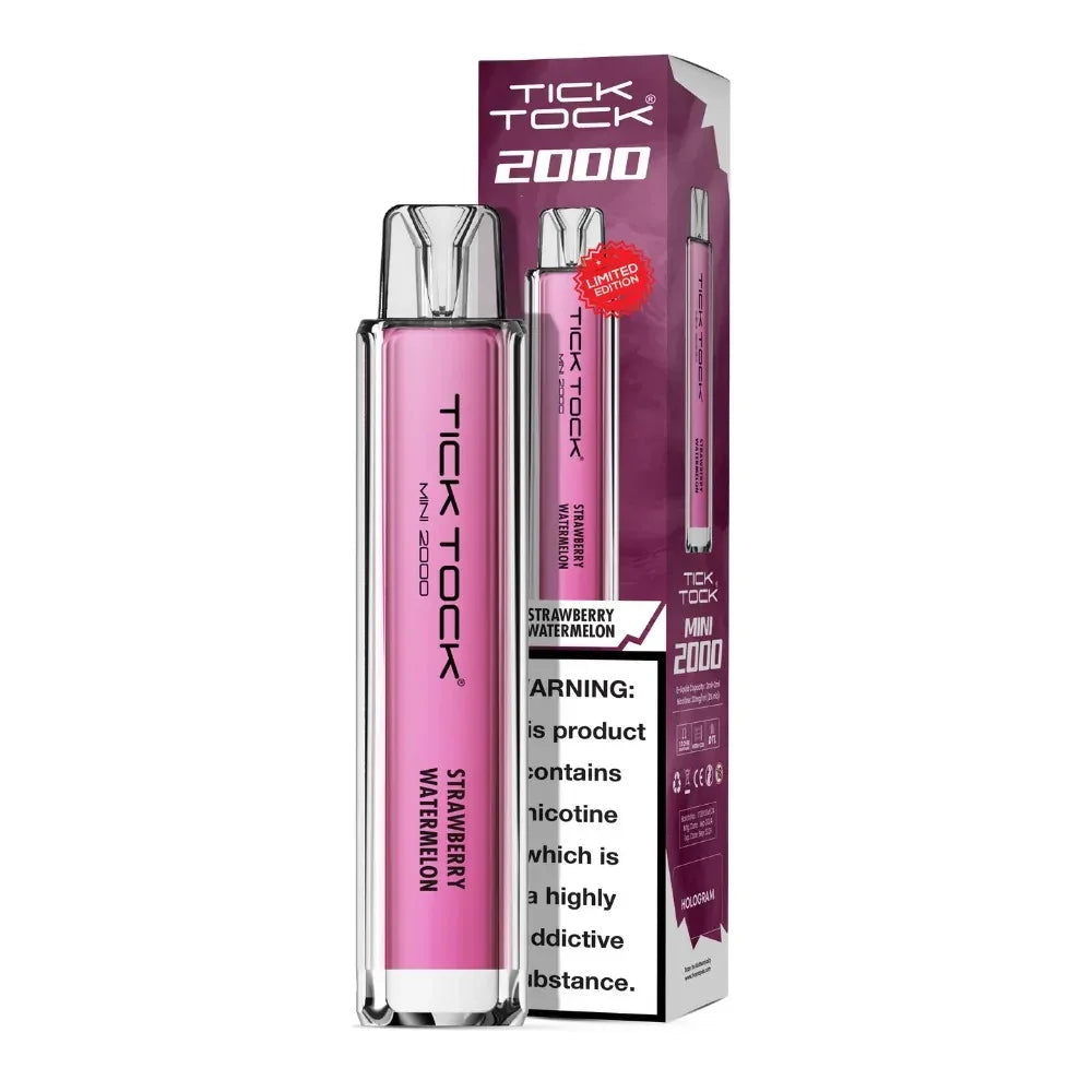 Tick Tock Mini 2000 Pod Kit Strawberry Watermelon Flavour