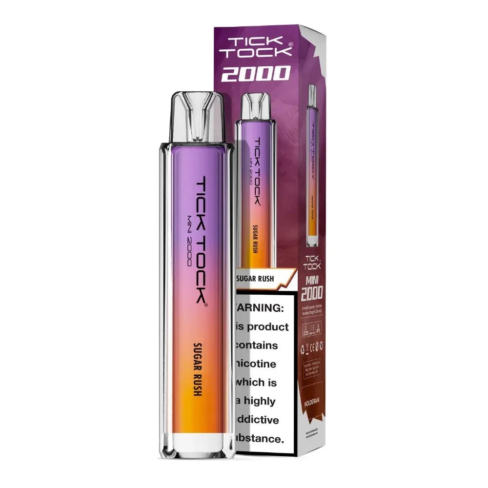 Tick Tock Mini 2000 Pod Kit Sugar Rush Flavour