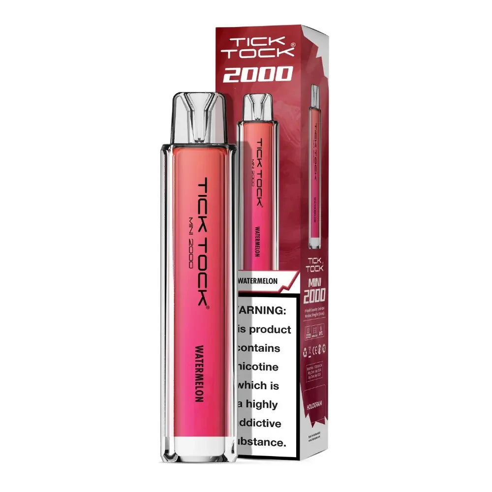 Tick Tock Mini 2000 Pod Kit Watermelon Flavour