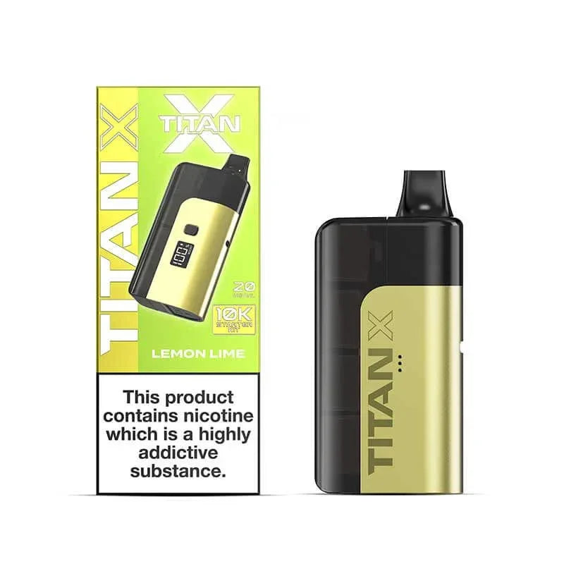 Titan X 10K Vape Kit Lemon Lime Flavour