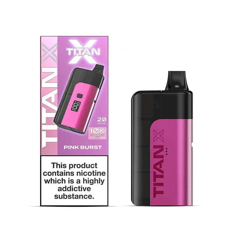 Titan X 10K Vape Kit Pink Burst Flavour