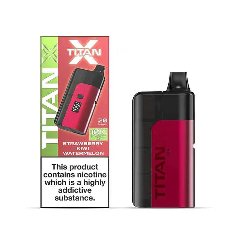 Titan X 10K Vape Kit Strawberry Kiwi Watermelon Flavour